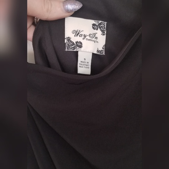 Little Black Dress with Silver Sequins - Picture 5 of 7